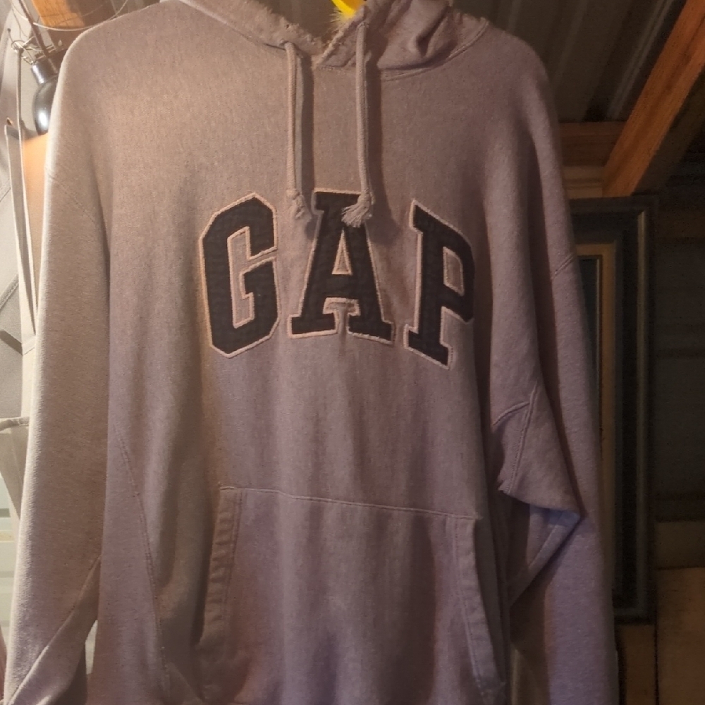 GAP Gray Pullover Hoodie Sweatshirt